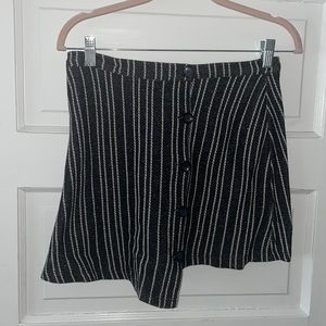 Urban Outfitters Black and Cream striped skirt